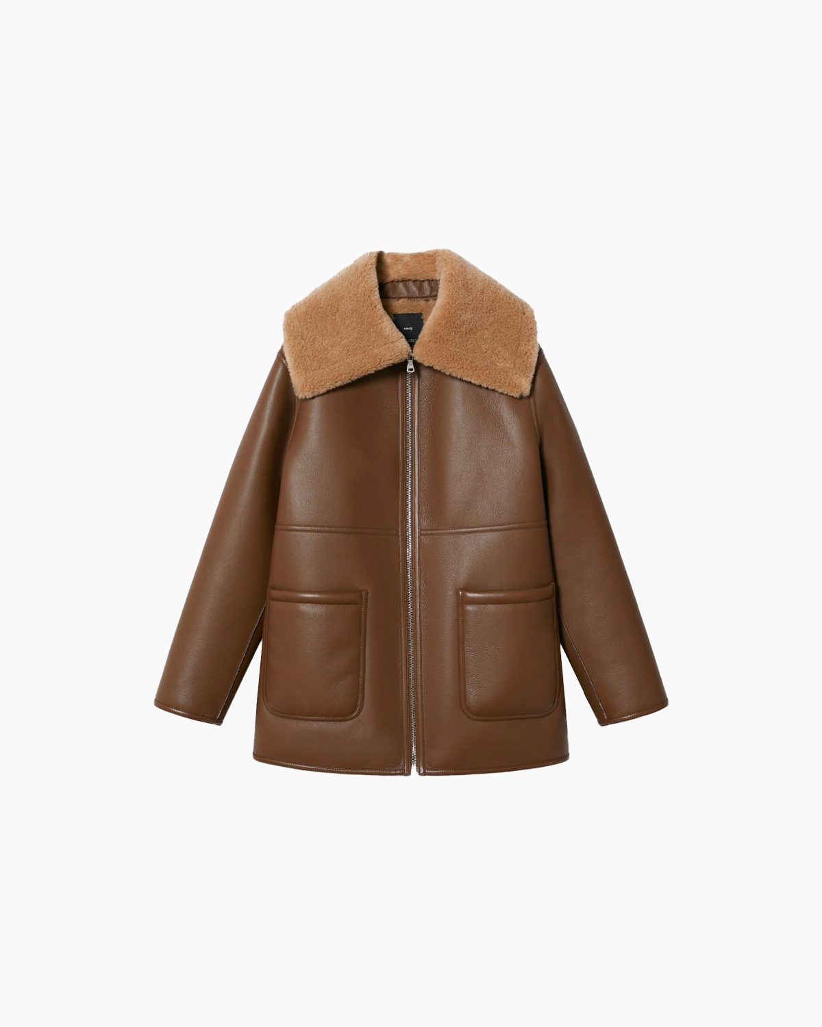 Faux shearling lining coat - Image 3