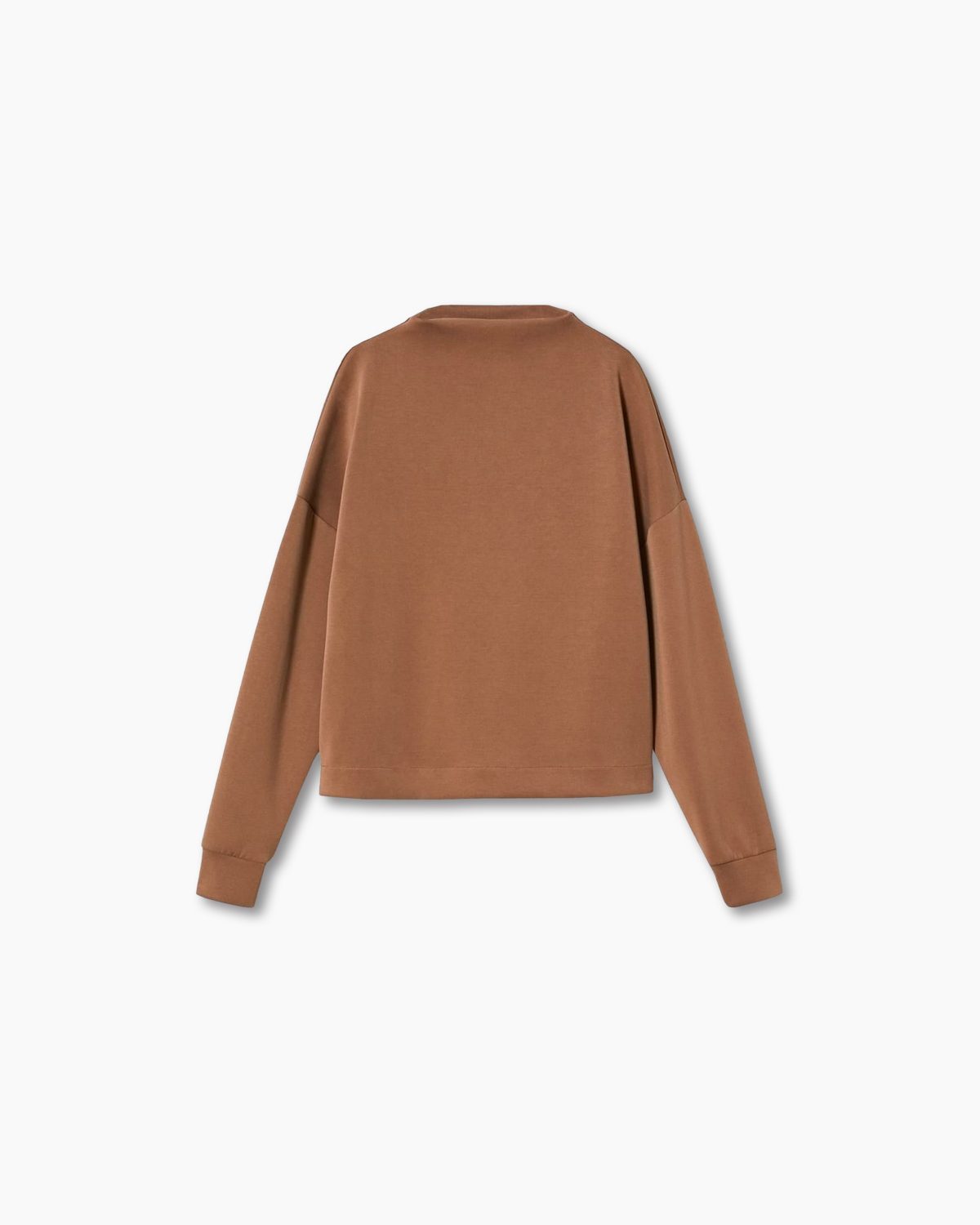 High collar sweatshirt