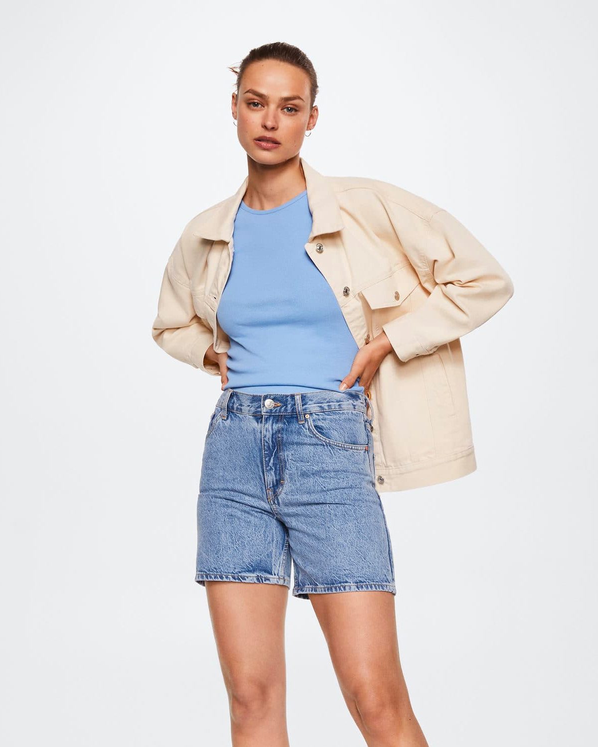 Oversize denim jacket - Image 2