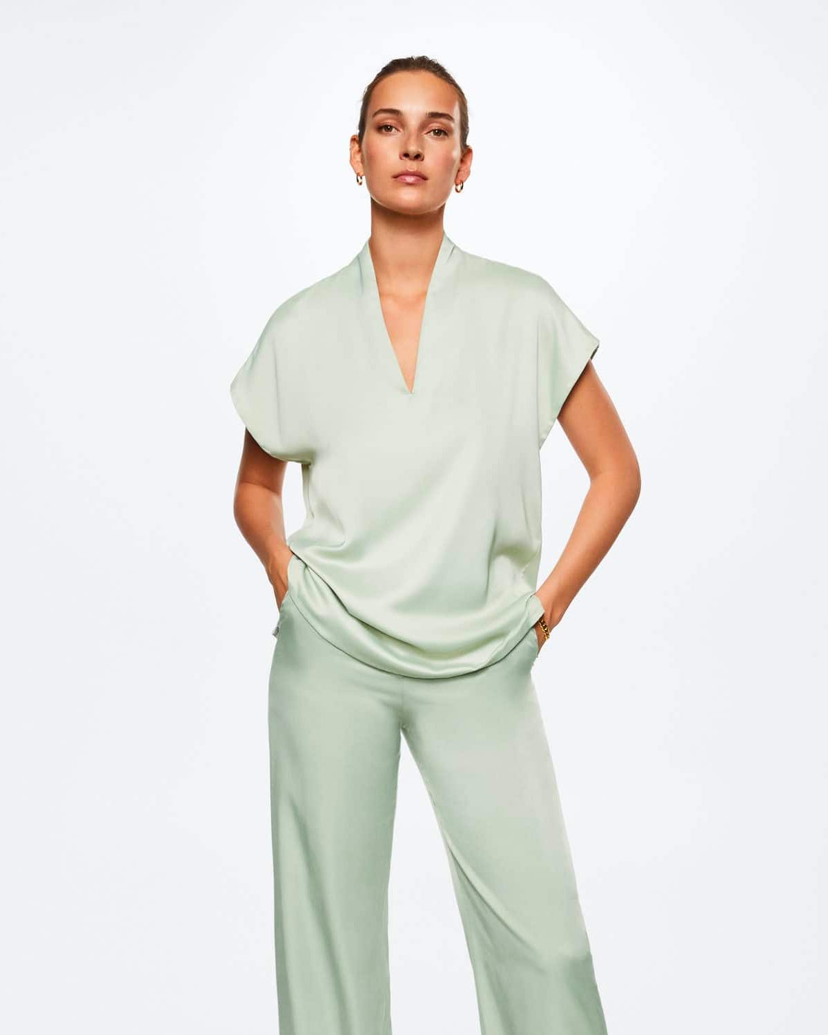 Satin blouse - Image 2